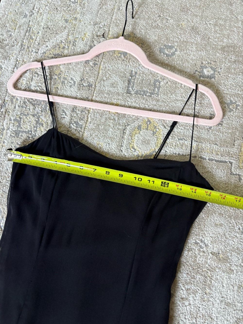 Betsey Johnson Black Silk Dress Vintage Made in USA - Picture 7 of 13